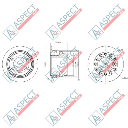 Distribuitor 1 speed Poclain Hydraulic MSE02, MS02 AFM