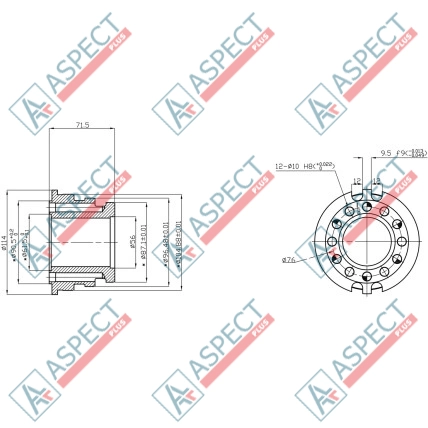 Розподільник 1 speed Poclain Hydraulic MSE05, MS05 AFM