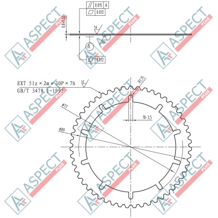 Диск роздільний Poclain Hydraulic MS05, MSE05 AFM