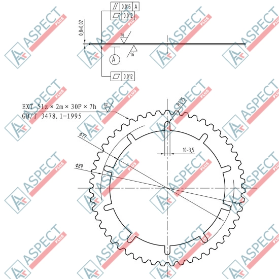 Separation Plate Poclain Hydraulic MS05, MSE05 AFM