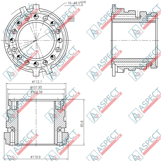 Распределитель 2 speed Poclain Hydraulic MSE08, MSE8 AFM