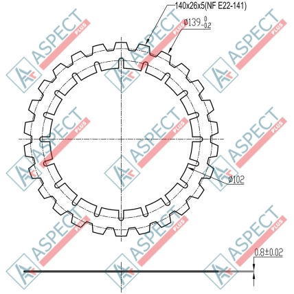 Диск роздільний Poclain Hydraulic MSE11, MS11 AFM
