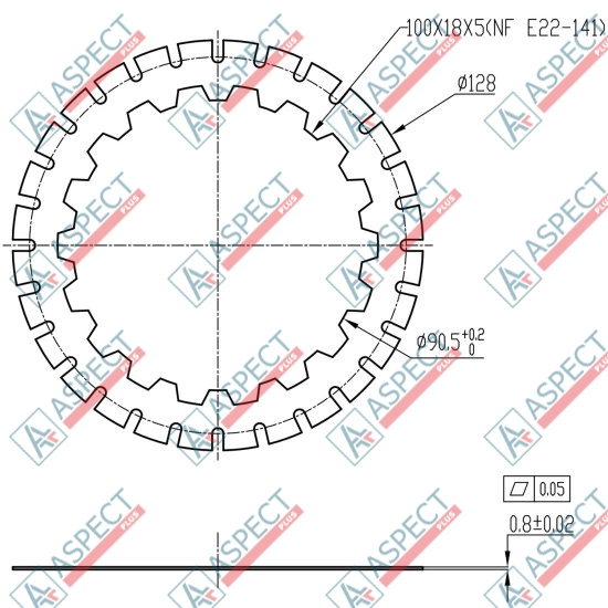 Friction Plate Poclain Hydraulic MSE11, MS11 AFM