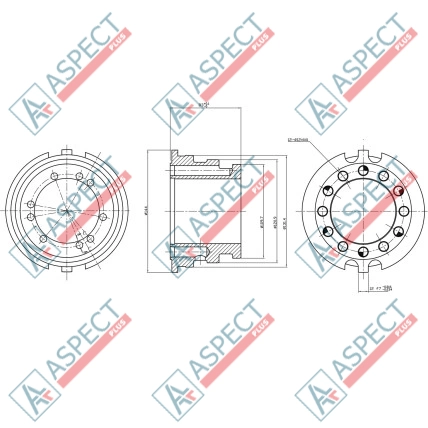 Розподільник 1 speed Poclain Hydraulic MSE11, MS11 AFM