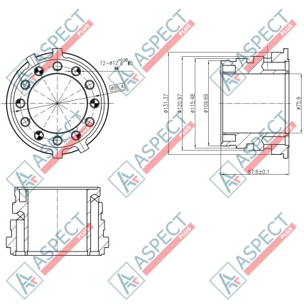 Distribuitor 2 speed Poclain Hydraulic MSE11, MS11 AFM