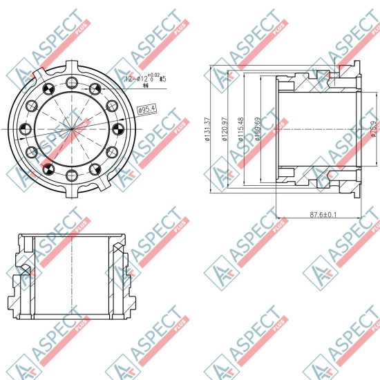 Distributor 2 speed Poclain Hydraulic MSE11, MS11 AFM