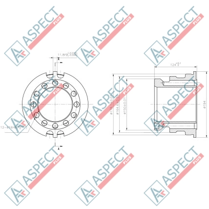 Distribuitor 1 speed Poclain Hydraulic MSE25, MS25 AFM