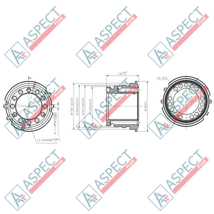 Distribuitor 2 speed Poclain Hydraulic MSE25, MS25 AFM