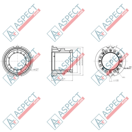 Distribuitor 1 speed Poclain Hydraulic MSE35, MS35 AFM