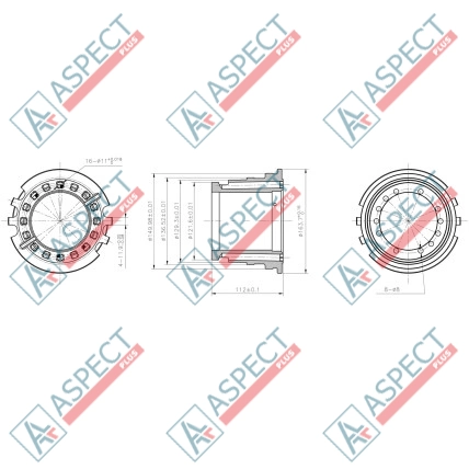 Distributeur 2 speed Poclain Hydraulic MSE35, MS35 AFM