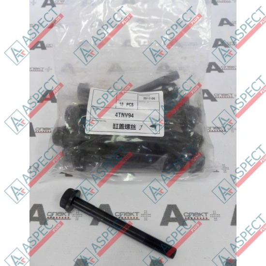 Cylinder Head Bolt Yanmar (129900-01200) 4TNE92, 4TNE94, 4TNE98 AFM