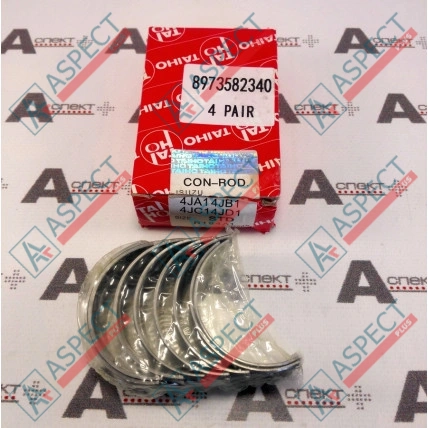 Jeu de roulements de bielle Isuzu (8973582340) 4JJ1, 4JB1, 4JG1 Hitachi, JCB AFM
