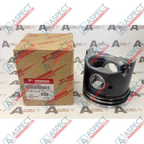 Piston with Rings +0,25 Yanmar (729908-22900) 4TNV98 Genuine