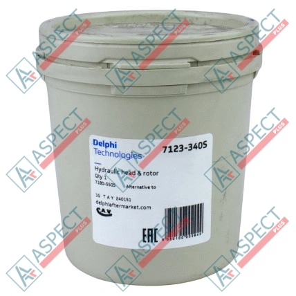 Piston de pompe à injection Delphi (7123-340S) Case 3078624R1, Massey Ferguson 26430311, Perkins 26430311, Volvo 02423705 Pièce OE