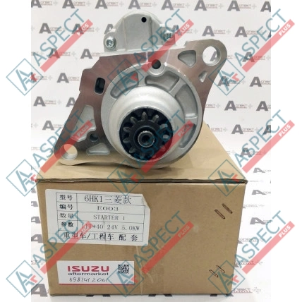 Starter Isuzu (8981412061) 6HK1 Hitachi, JCB AFM