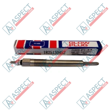 Bougie de préchauffage Isuzu (1825130452) 4BG1, 6BG1, 6WG1 Hitachi, JCB AFM