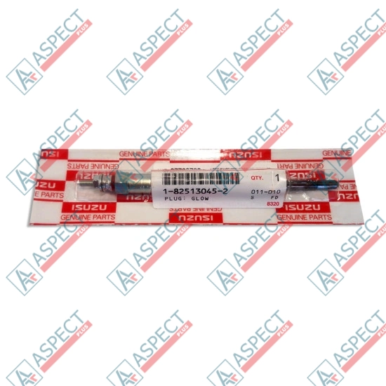 Glow Plug Isuzu (1825130452) 4BG1, 6BG1, 6WG1 Hitachi, JCB Genuine