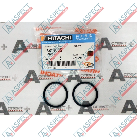 Кольцо уплотнительное O-Ring Hitachi (A811035) EX series, ZX series Оригинал