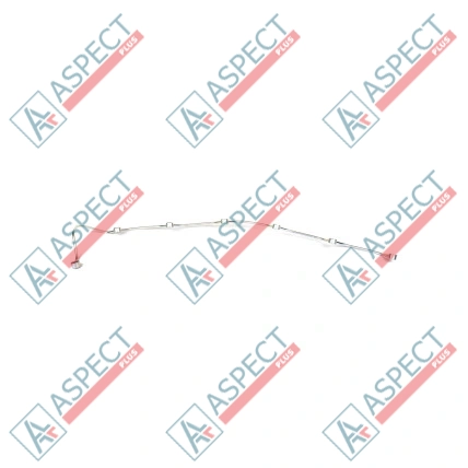 Tuyau de fuite de carburant Isuzu (1154124711) 6BG1, 6BD1 Hitachi, JCB Pièce OE