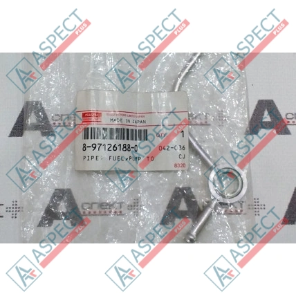Fuel Leak-Off Pipe Isuzu (8971261880) 4LE1 Hitachi, JCB Genuine
