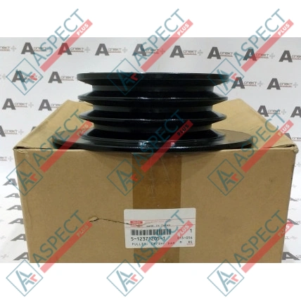 Poulie du vilebrequin Isuzu (5123712051) 6BG1, 6BD1, 6BB1 Hitachi, JCB Pièce OE