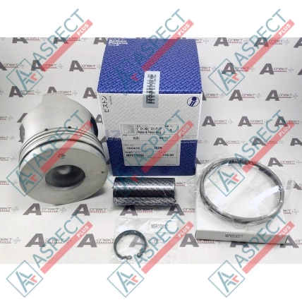 Piston Kit (piston, pin, ring, snap ring) Isuzu (1121119760) Hitachi, JCB OEM