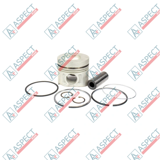 Поршневой набор (поршень, кольца, палец, стопоры) Isuzu (1121117810) Hitachi OEM