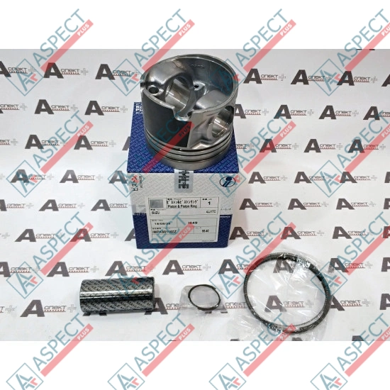 Piston Set (piston, pin, snap ring) Isuzu (8981929260) 4JJ1 Hitachi, JCB OEM