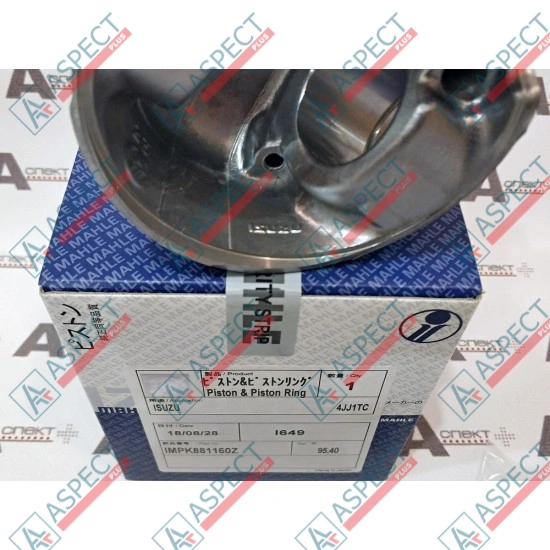 Piston Set (piston, pin, snap ring) Isuzu (8981929260) 4JJ1 Hitachi, JCB OEM
