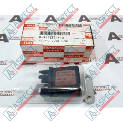 Relais de bougie de préchauffage Isuzu (8944233140) 4BG1 Hitachi, JCB Pièce OE