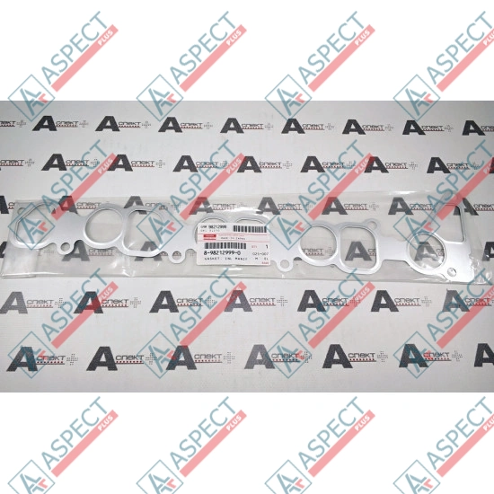 Прокладка впускного коллектора Isuzu (8982129990) 4JJ1 Hitachi, JCB Оригинал