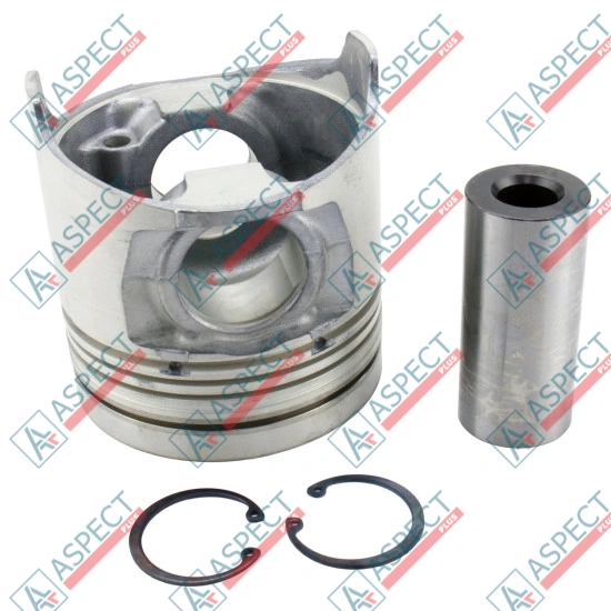 Piston Set (piston, pin, snap ring) Isuzu (1121119760) 6HK1 Hitachi, JCB OEM