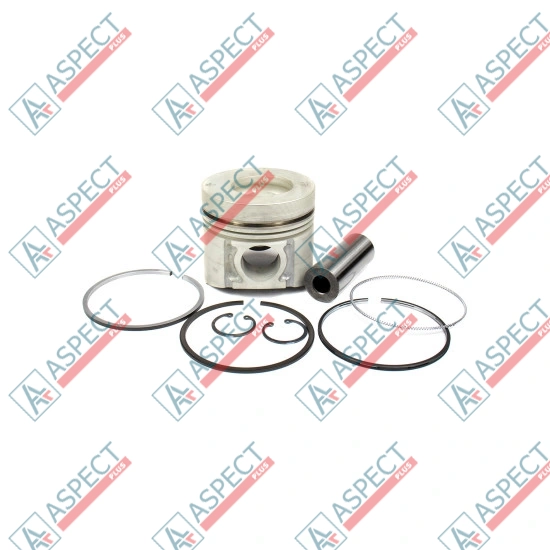 Поршневой комплект (поршень, палец, стопоры) Isuzu (1121119170) Hitachi, JCB OEM