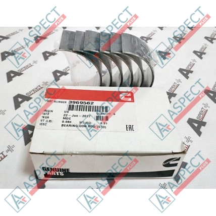 Connecting Rod Bearing Cummins (3969562) 6BT, BTA5.9C Genuine
