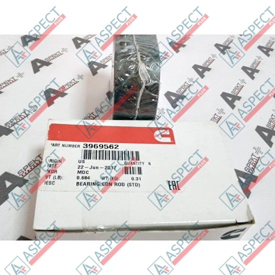 Вкладыш шатуна Cummins (3969562) 6BT, BTA5.9C Оригинал