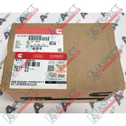 Crankshaft Bearing STD Cummins (4955352) 6BT, BTA5.9C Genuine