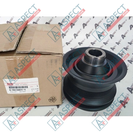 Poulie du vilebrequin Isuzu (8980388050) 4JJ1 Hitachi, JCB Pièce OE