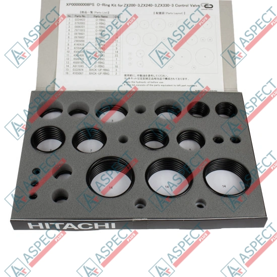 Hydraulic control valve Seal kit Hitachi 4606144 Genuine