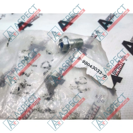 Boulon avec trou Isuzu (8980430330) 4HK1, 6HK1, 4JJ1 Hitachi, JCB Pièce OE