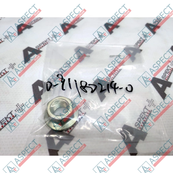 Nut Isuzu (0911802140) 4BG1, 4HK1, 4LE2 Hitachi, JCB Genuine