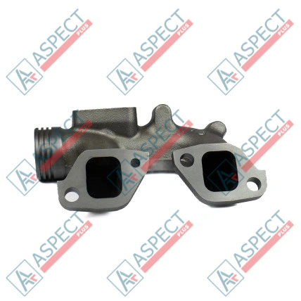 Collecteur d`échappement Isuzu (1141420280) 6HK1 Hitachi, JCB Pièce OE