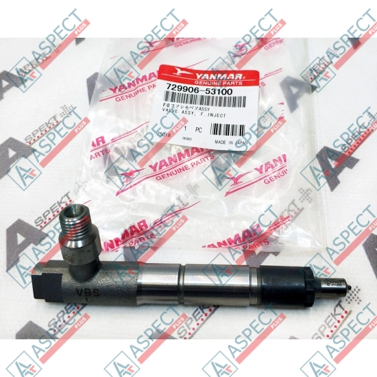 Форсунка топливная Yanmar (729906-53100) Vio50, Vio57, Vio75 Takeuchi Оригинал