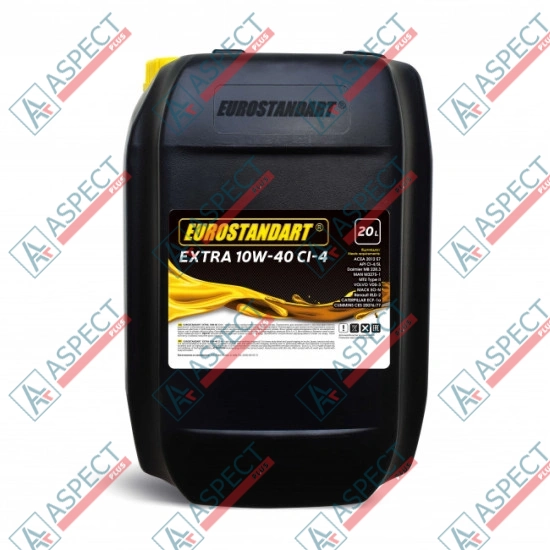Motor oil Extra 10W-40, 20L Eurostandart JCB, Volvo, AGCO Genuine