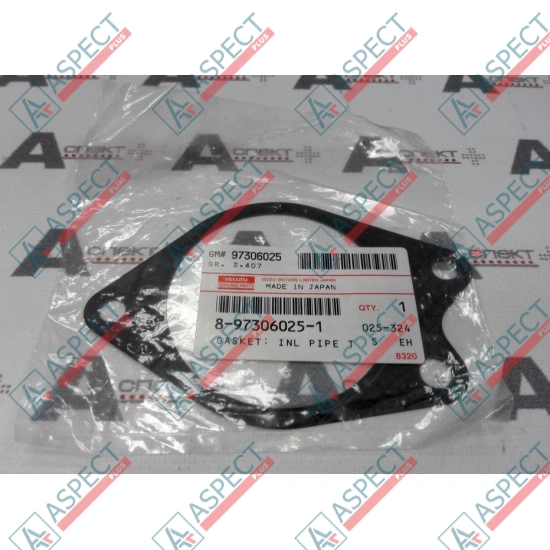 Inlet manifold Gasket Isuzu (8973060251) 4HK1 Hitachi, JCB Genuine