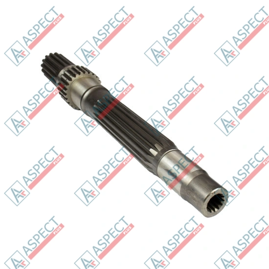 Вал гидронасоса ведущий L=474 mm, 15T/13T Kawasaki K5V160DP HANDOK