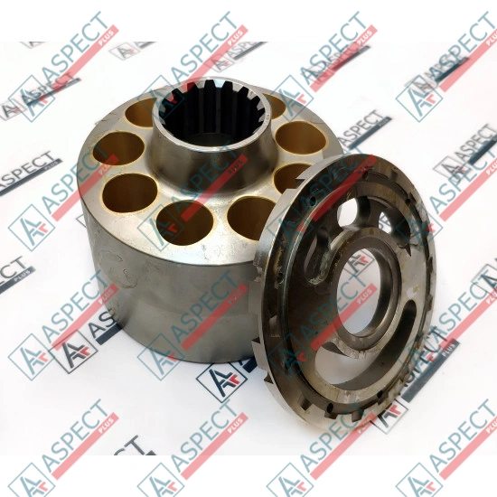 Cylinder block and Valve plate Left Komatsu 708-25-00410 HANDOK