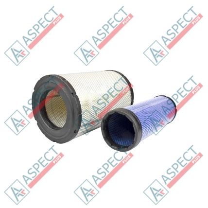 Set filtru de aer Hitachi (4286128 4286130) EG70R, EX125, EX200, EX210 JCB JQHV