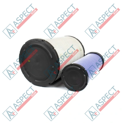 Set filtru de aer Hitachi (4286128 4286130) EG70R, EX125, EX200, EX210 JCB JQHV