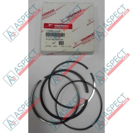 Bague de piston +0,25 Yanmar (129005-22950) 3TNV88 Pièce OE