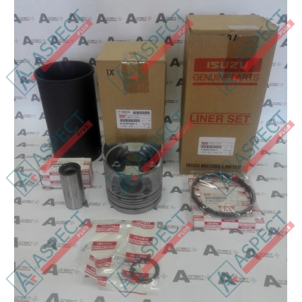 Jeu de chemises Isuzu (1878129861) 4HK1, 6HK1 Hitachi, JCB Pièce OE